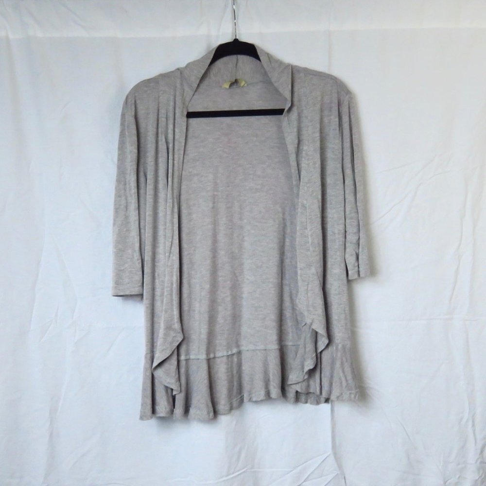Mid Sleeve Cardigan (gray)